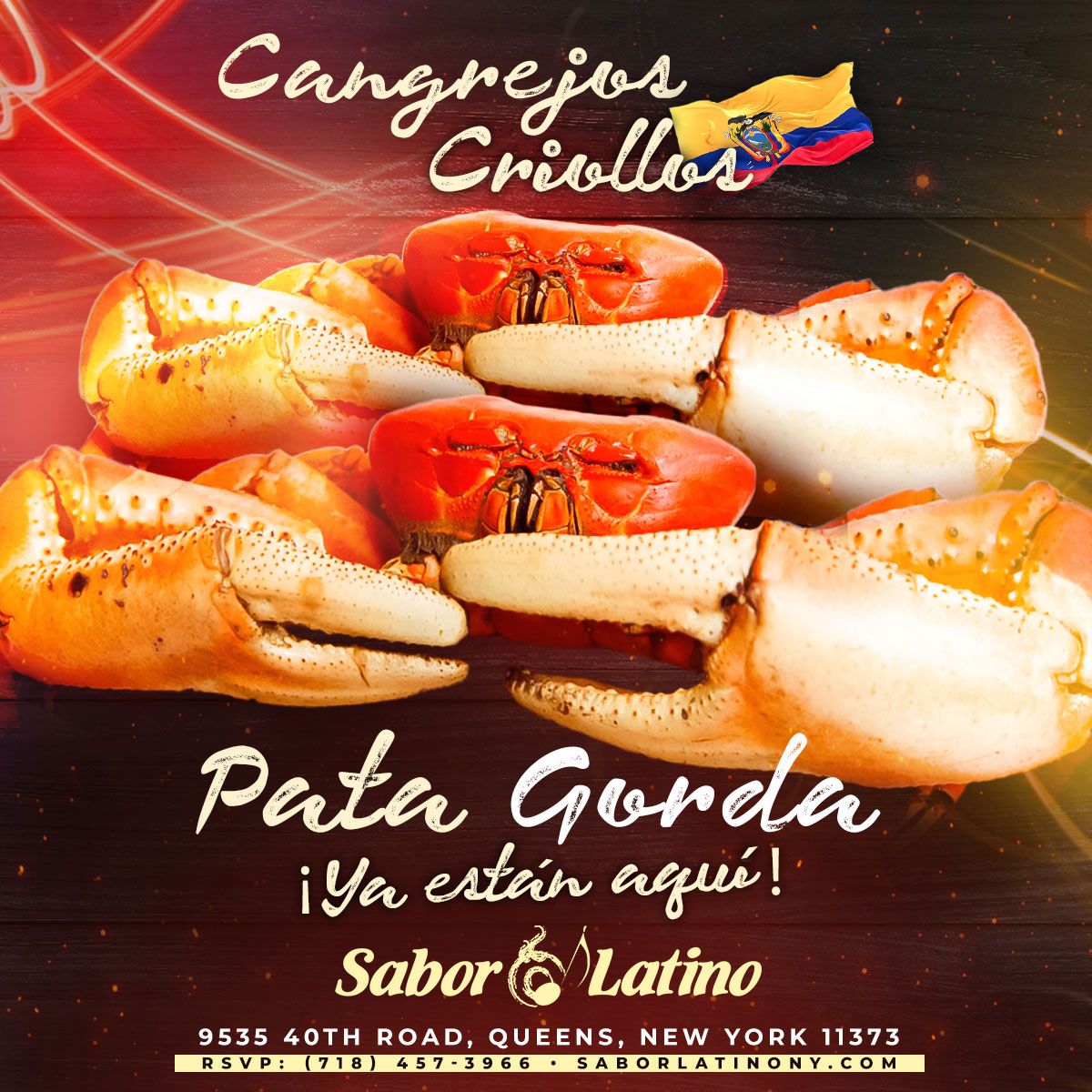 Cangrejos Sabor Latino